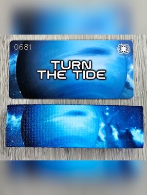 ZOX "TURN THE TIDE" #681 NEPTUNE RARE UNREDEEMED DIAMOND COLLECTIBLE WRISTBAND